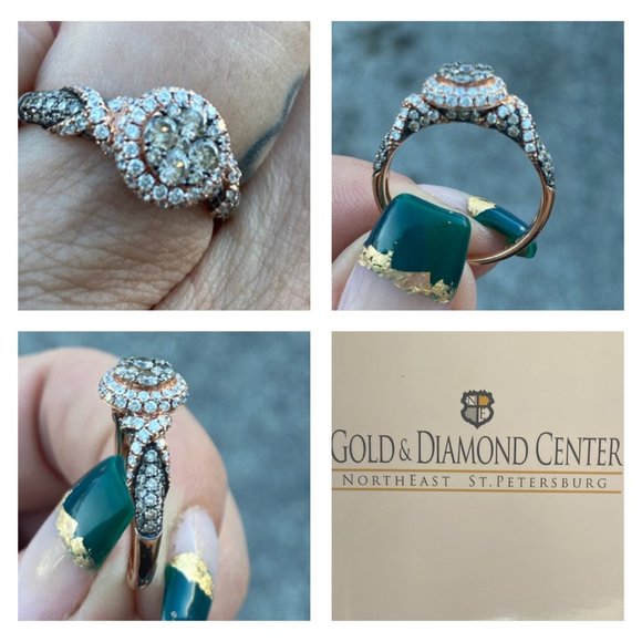 Chocolate Diamond Ring by La Vian - Picture 2 of 4